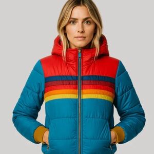 Colorful Women's Hooded Jacket